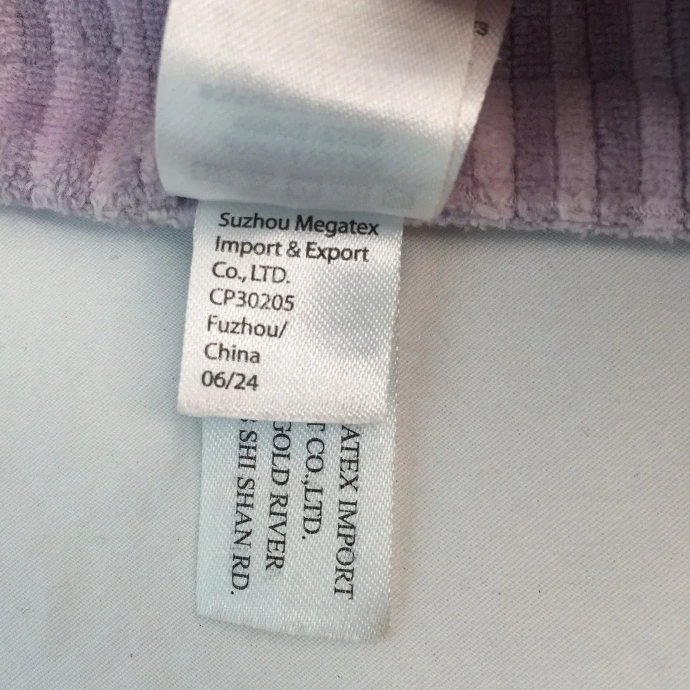 Purple Ribbed‎ Lamb Lovey Security Blanket 13
